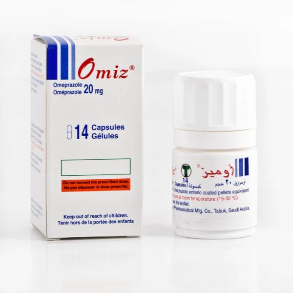 OMIZ 20 MG 14 CAP