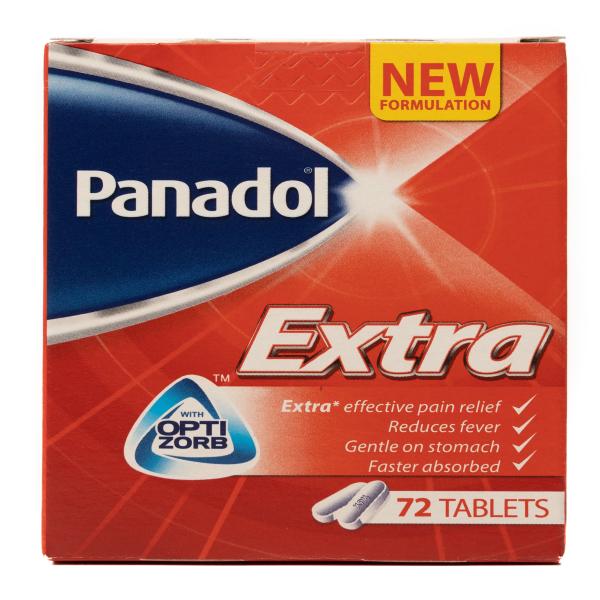 PANADOL EXTRA OPTIZORB 72 TAB