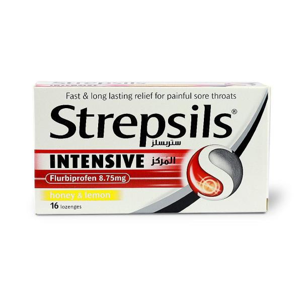 STREPSILS INTENSIVE HONEY LEMON 16'S
