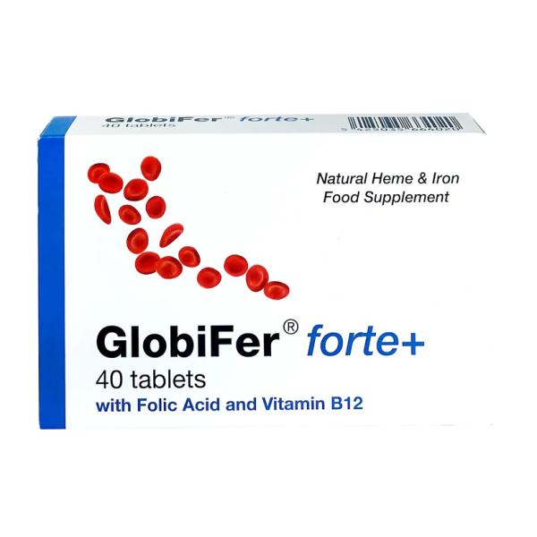 GLOBIFER FORTE+ FOLIC ACID AND VITAMIN B12 40 TAB