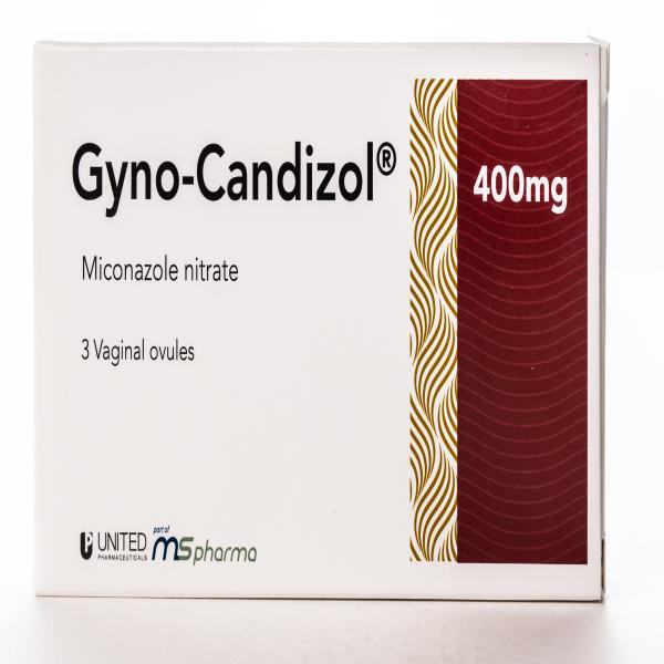 GYNO-CANDIZOL 400 MG 3 VAGINAL OVULES