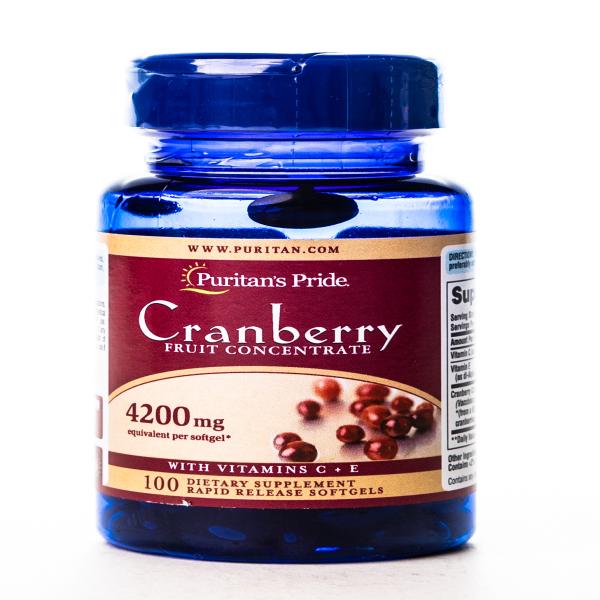 PURITANS PRIDE CRANBERRY SOFT GELS 100'S