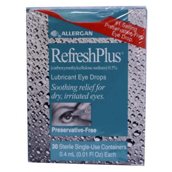 REFRESH PLUS LUBRICANT EYE DROPS 30X0.4ML