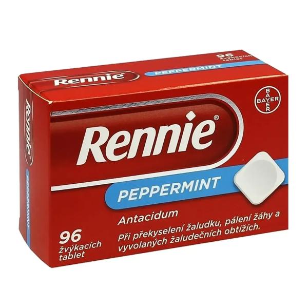 RENNIE  PEPPERMINT 96 CHEWABLE TABLETS