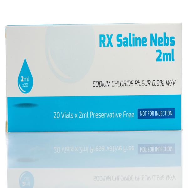 RX SALINE NEBS 2 ML 20 VIALS