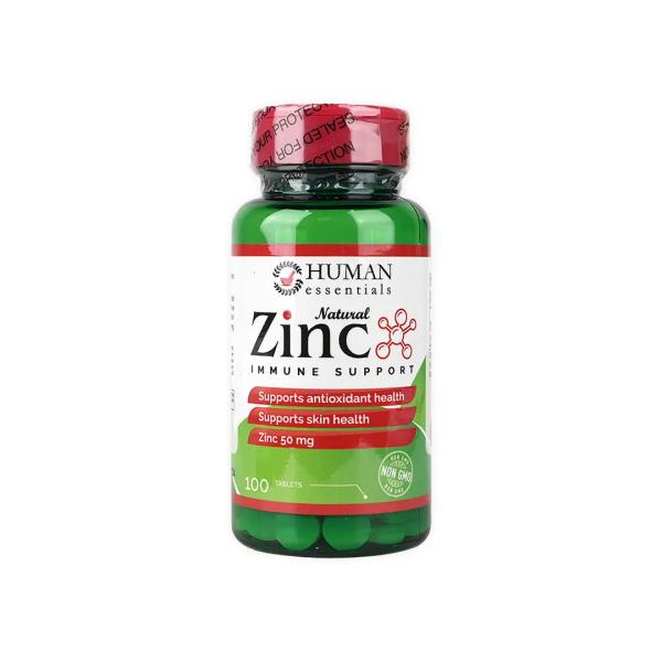 HUMAN ZINC 50 MG 100 TABLETS
