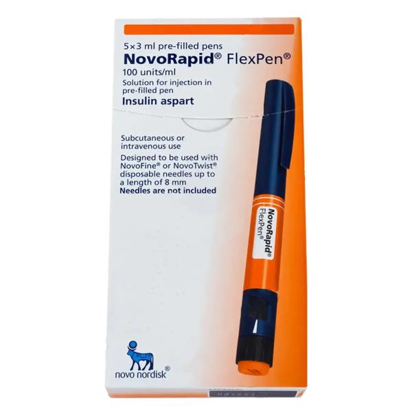 NOVORAPID FLIEXPEN 100U/ML 3ML X 5 PEN