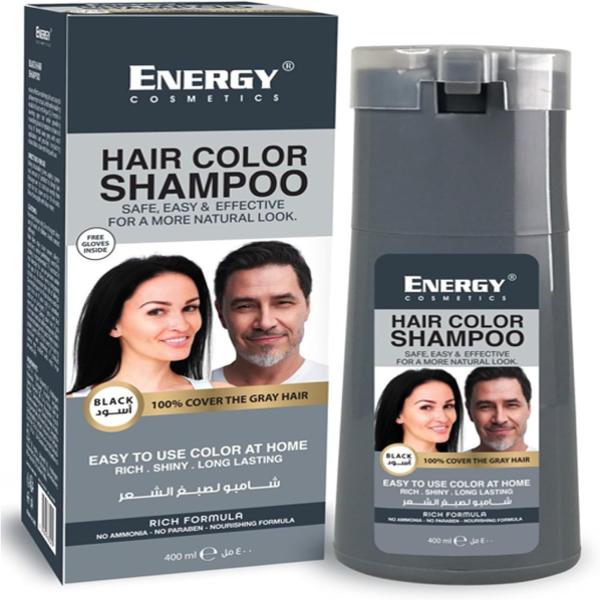 ENERGY BLACK HAIR SHAMPOO 350ML
