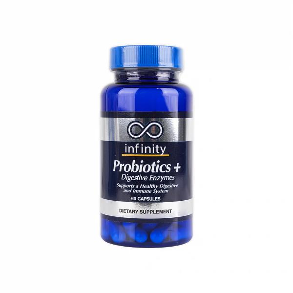 INFINITY PROBIOTIC DIGESTIVE ENZYME 60 CAPSULES