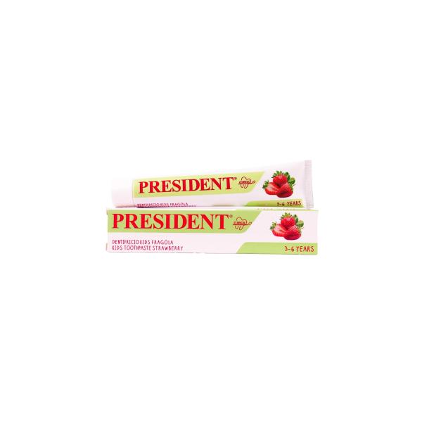 PRESIDENT KIDS 3-6 T/P STRAWBERRY 50ML