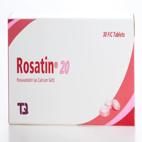 ROSATIN 20 MG 30 TABLETS