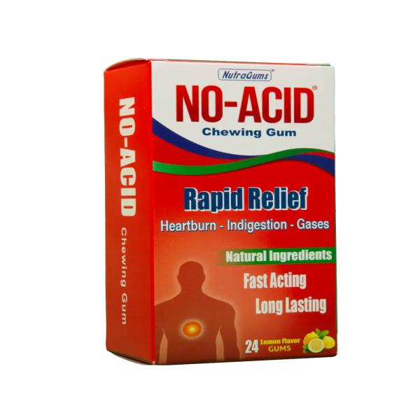 NO ACID CHEWING GUM 24 PCS