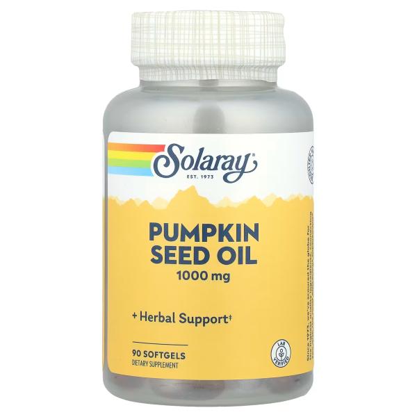 SOLARAY PUMPKIN SEED OIL 1000 MG 90 SOFTGELS