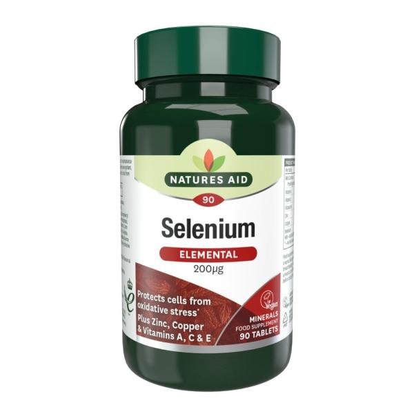NATURES AID SELENIUM 200 MCG 90 TABLETS