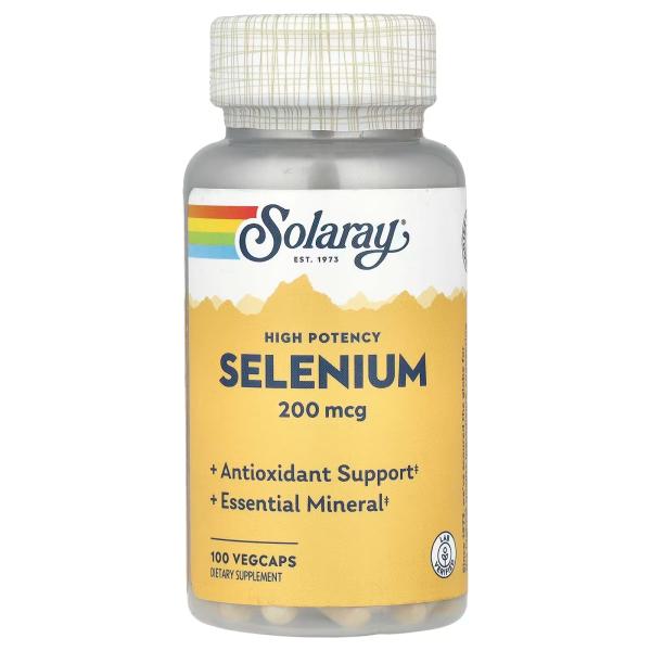 SOLARAY SELENIUM 200MCG 100CAP