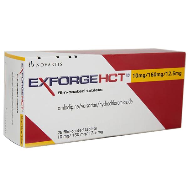 EXFORGE HCT 10/160/12.5 MG 28 TABS