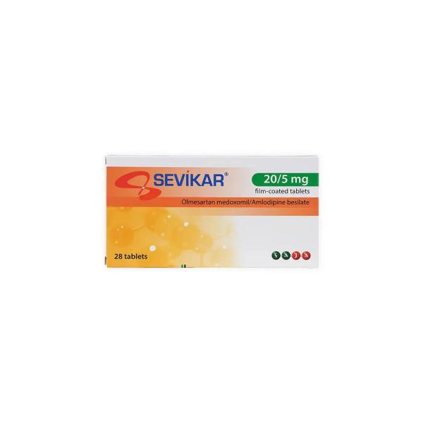 SEVIKAR 20/5MG FC TABLETS 28'S