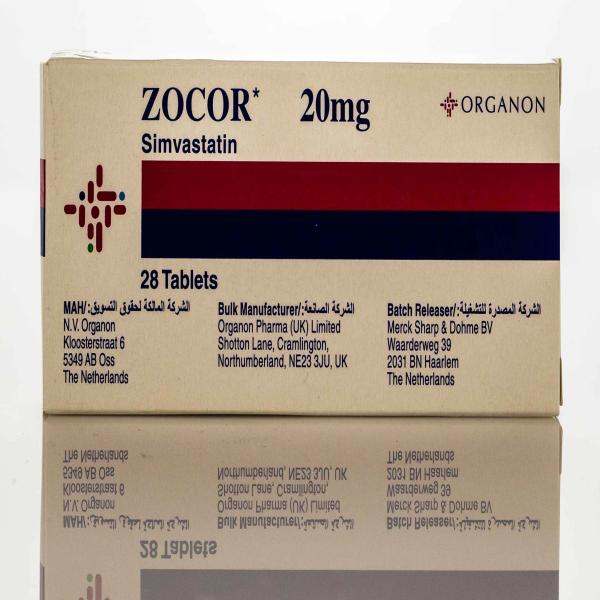 ZOCOR 20 MG 28 TABS