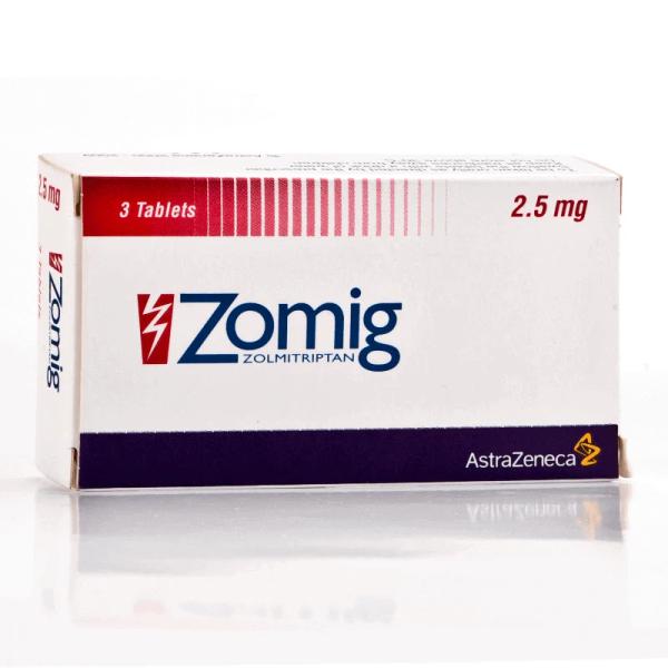 ZOMIG 2.5 MG 3 TAB