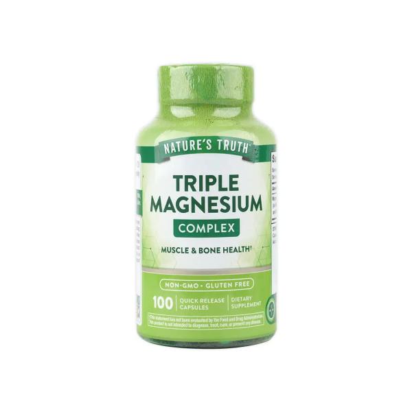 NATURES TRUTH TRIPLE MAGNESIUM COMPLEX 100 CAPSULES