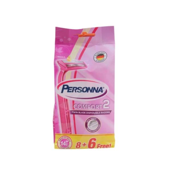 PERSONNA COMF. DISPOSABLE 8+6 RAZORS