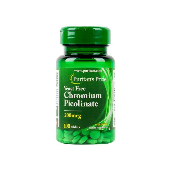 PURITANS PRIDE CHROMIUM PICOLINATE 200 MCG 100 TABS