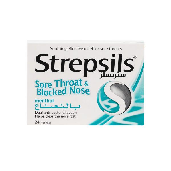 STREPSILS MENTHOL 24  LOZENGES