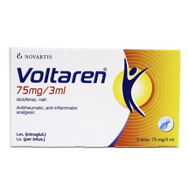 VOLTARENE 75 MG AMPOULES 5'S