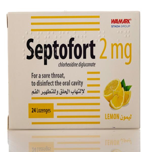WALMARK SEPTOFORT 2 MG LEMON