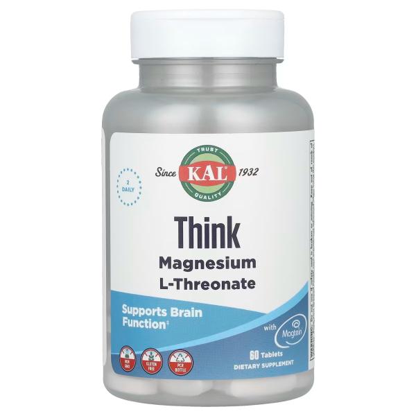 KAL THINK MAGNESIUM L-THREONATE 60 TABLETS