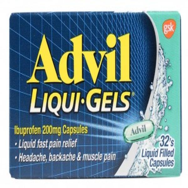 ADVIL LIQUI-GELS 200MG 32 CAPS