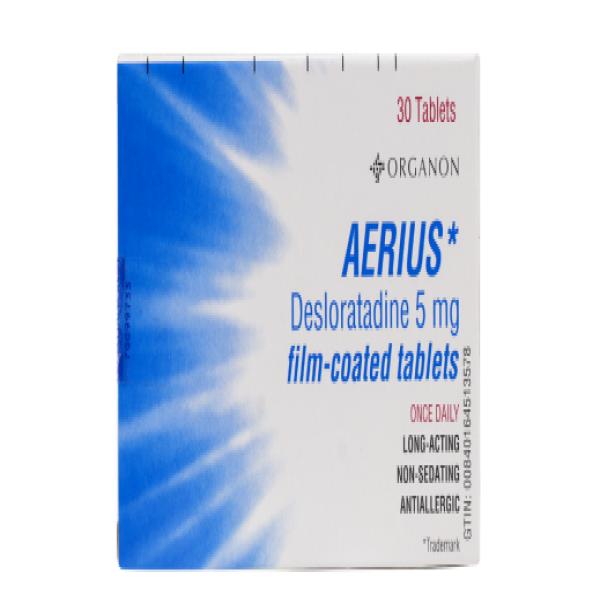 AERIUS 5 MG 30 TABS