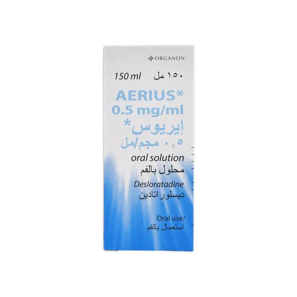 AERIUS SYRUP 0.5MG/ML 150ML