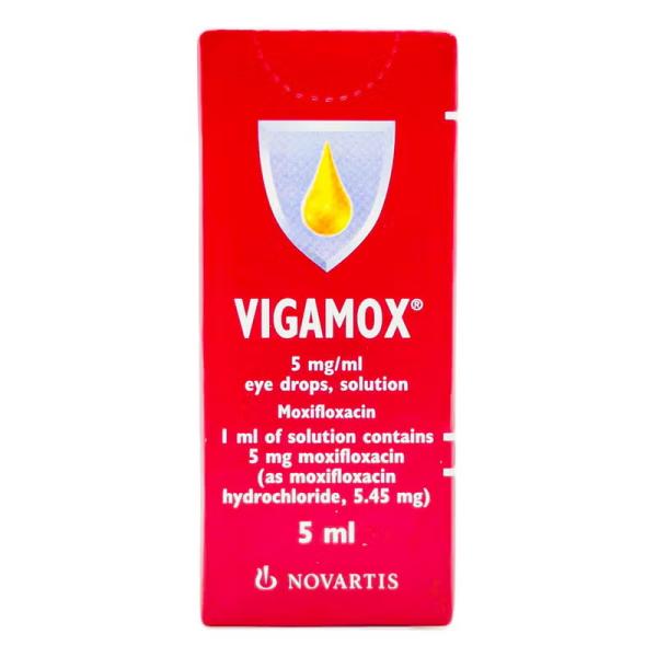 VIGAMOX OPHTH.SOLUTION 0.5% 5ML