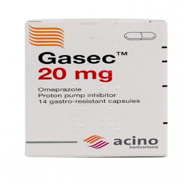 GASEC 20 MG  14 CAPS