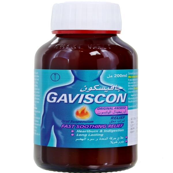 GAVISCON SUSPENSION ORIGINAL ANISED  200ML