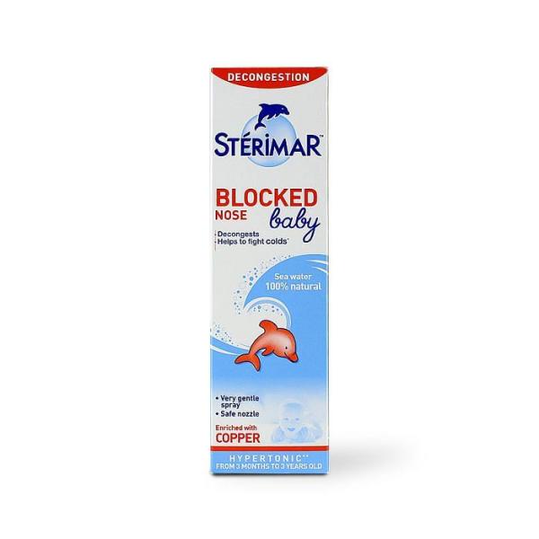 STERIMAR BABY BLOCKED NOSE HYPERTONIC SPRAY 50 ML