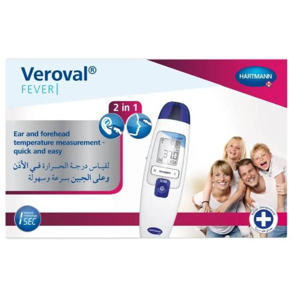 HARTMANN VEROVAL THERMOMETER EAR AND HEAD 2 IN 1