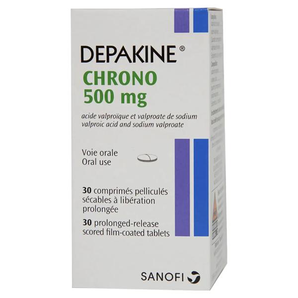 DEPAKINE CHRONO 500 MG 30 TAB