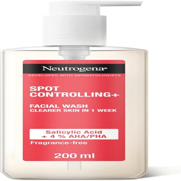 NEUTROGENA SPOT CONTROLLING+ FACIAL WASH 200ML