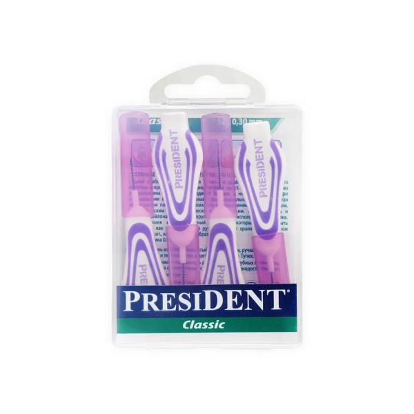 PRESIDENT CLASSIC INTERDENTAL BRUSHES S 4 PC