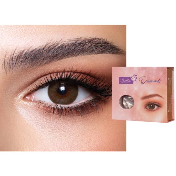 BELLA Color Contact Lenses DIAMOND BROWN SHADOW