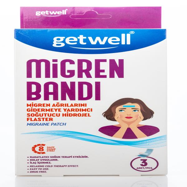 GETWELL MIGEN BANDI MIGRAIN PACH 3 PCS