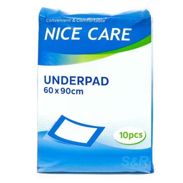 NICE CARE UNDERPAD 60*90 CM 10 PCS