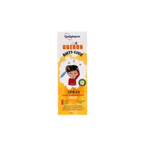 OMIPHARM OBERON ANTI LICE SPRAY 60 ML