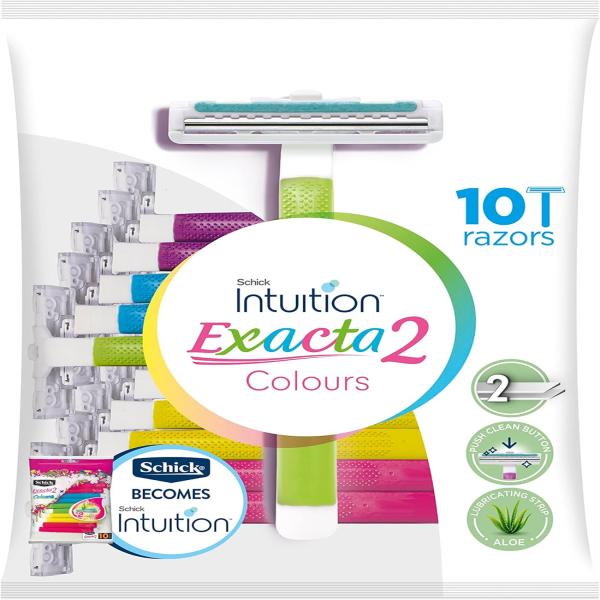 SCHICK QUATTRO EXACTA 2 WOMEN MULTICOLOUR 10 300835400