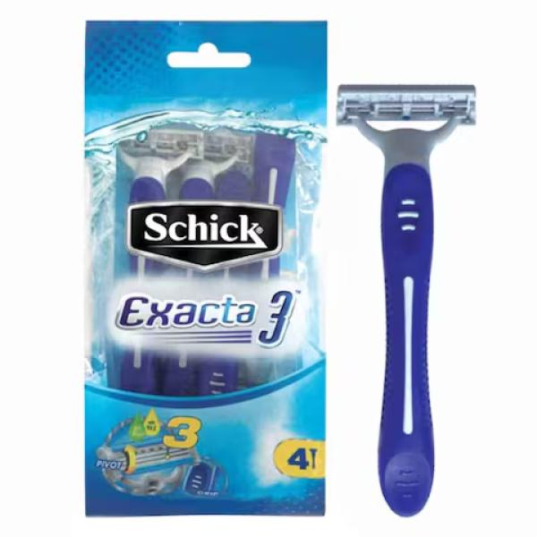 SCHICK QUATTRO EXACTA 3 MTRX3 MALE BLU 4+1 301254804