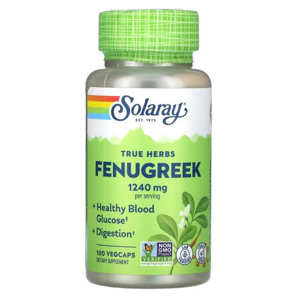 SOLARAY FENUGREEK 1240 MG 100'S