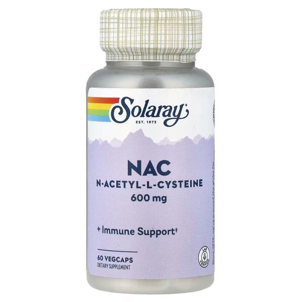 SOLARAY NAC 600 MG 60 CAPSULES