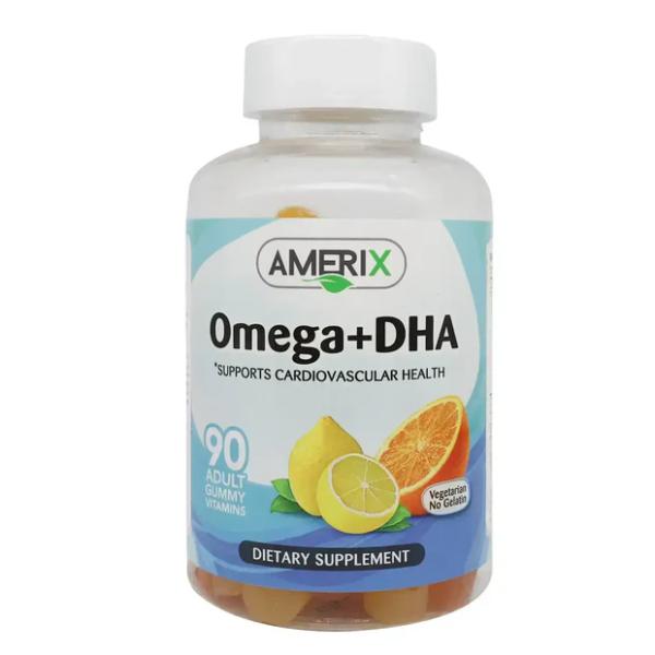 AMERIX GUMMY OMEGA+DHA ADULT 90'S